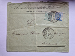 Italy. Cover With Perfin B.C.I. In 2 Stamps. - Timbres Pour Envel. Publicitaires (BLP)