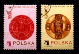 POLOGNE   -    1973 .  Y&T N° 2099  &  2101 Oblitérés  . - Used Stamps