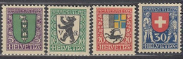 SCHWEIZ 214-217, Postfrisch **, Pro Juventute: Wappen 1925 - Ungebraucht