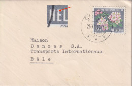 Neujahrsbrieflein  Couvet - Basel        1962 - Lettres & Documents