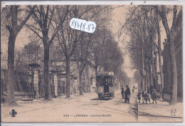 LIMOGES- AVENUE BAUDIN- LE TRAMWAY- PUB OLIBET - Limoges