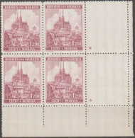 109/ Pof. 32; Corner 6-block With Coupons, Plate Mark * - Unused Stamps