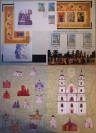 Belorussia Belarus Weissrussland 2000 Ann Of Christmas Special Limited Edition Booklet With Set Block And FDCs - Cristianismo