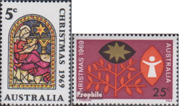 Australien 422-423 (kompl.Ausg.) Postfrisch 1969 Weihnachten - Nuevos