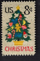 204521809 1973 SCOTT 1508  (XX)  POSTFRIS MINT NEVER HINGED  - CHRISTMAS TREE IN NEEDLEPOINT - TOYS - Nuovi