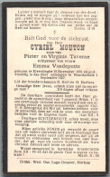 Bidprentje Elverdinge - Mouton Cyriel (1881-1937) - Devotion Images