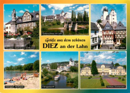 73936507 Diez_Lahn Holzappel Goethehaus Mit Brunnen Gartenschloss Mit Lahn Alter - Diez