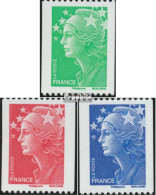 Frankreich 4456I C V-4458I C V Postfrisch 2008 Freimarken: Marianne - Unused Stamps