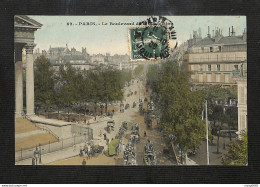 75 - PARIS - 8ème  - Le Boulevard De La Madeleine - 1908 - District 08