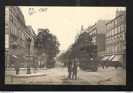 75 - PARIS - 17è - Avenue Des Ternes - (tramway) - 1903 - Paris (17)