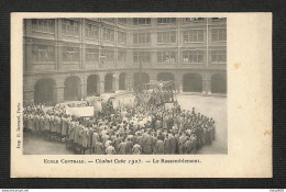 75 - PARIS - 17è - ECOLE CENTRALE - Chahut Cube 1905 - Le Rassemblement - Enseignement, Ecoles Et Universités