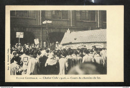 75 - PARIS - 17è - ECOLE CENTRALE - Chahut Cube 1906 - Cours De Chemins De Fer - Enseignement, Ecoles Et Universités