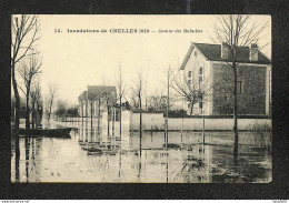 77 - CHELLES - Inondations De Chelles 1910 - Avenue Des Mahulots  - Chelles