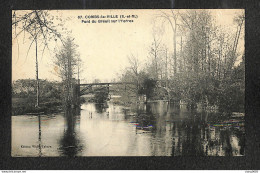 77 - COMBS LA VILLE - Pont Du Breuil Sur L'Yerres - 1925 - Combs La Ville