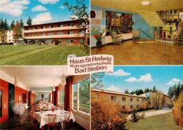 73936395 Bad_Steben Haus St Hedwig Muettergenesungsheim Gastraum Flur Park - Bad Steben