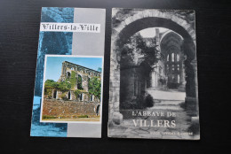 JACOB Aristide L'Abbaye De Villers-La-Ville Guide Officiel Illustré 1961 + Dépliant Publicitaire Régionalisme Brabant - Belgique