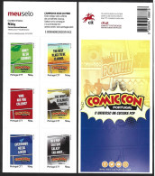 Comicon From Portugal. Universe Of Culture And Spectacle. Sheet Of 6 Stamps. Cinema, Music, Theater, Festivals. Comicon - Cinema