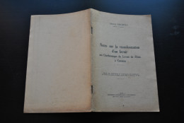 GROSFILS Martial Notes Sur La Transformation D'un Lavoir Aux Charbonnages Du Levant Du Flénu à Cuesmes 1929 Régionalisme - Belgien