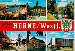 73936320 Herne__Westfalen Revierpark Gysenberg Rathaus City Stadtbad Schloss Str - Herne