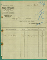 72 La Fleche 64 Rue Couchot Maison Tonnellier ( Gaudineau ) Fabriques De Papiers Avril 1905 - Printing & Stationeries