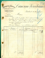 62 Lumbres Et Setques Fabrique De Papiers Cartons Pour Jacquarts Canonne Verschare 12 Novembre 1906 - Printing & Stationeries