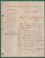 16 La Couronne Albéric Albert Scierie à Vapeur Bois Cormier Noyer Ormeau Acacia Frêne Tuiles 11 04 1903 - Old Professions