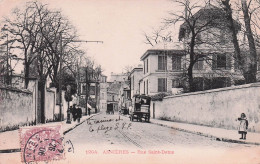 Asnieres Sur Seine - Rue Saint Denis  -  CPA°J - Asnieres Sur Seine