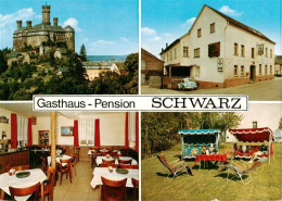 73936203 Hirschberg_Dillkreis Schloss Gasthaus Pension Schwarz Gastraum Liegewie - Herborn
