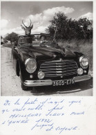 Maurice Baquet In His Simca 8 Sport Cabriolet 1950   -    CPM - PKW