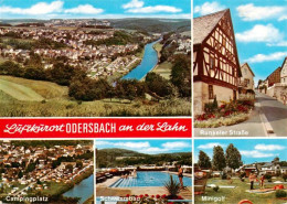 73936081 Odersbach_Weilburg Fliegeraufnahme Runkeler Strasse Campingplatz Schwim - Weilburg