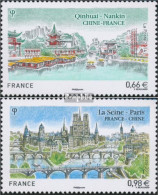 Frankreich 5801-5802 (kompl.Ausg.) Postfrisch 2014 Diplomatische Beziehung - Unused Stamps