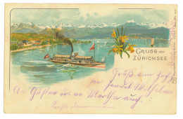 EL 2 - 17061 ZURICH, Litho, Switzerland - Old Postcard - Used - 1902 - Other & Unclassified