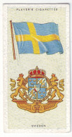 FL 19 - 42-a SWEDEN National Flag & Emblem, Imperial Tabacco - 67/36 Mm - Articoli Pubblicitari