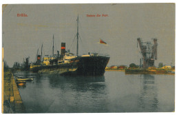 RO 09 - 22803 BRAILA, Harbor, Ships, Romania - Old Postcard - Used - 1921 - Rumänien