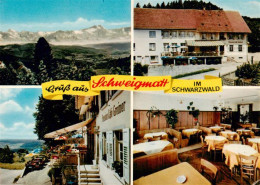 73935159 Schweigmatt_Schopfheim Panorama Cafe Pension Greiner Terrasse Gastraum - Schopfheim