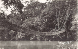 *AOF CPSM   Pont De Lianes  Particularité Il Est  Timbré Avec N° 228 Y.T De AEF (voir Scan) - Unclassified