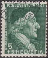 1941 Schweiz Pro Juventute ° Mi:CH 399 Yt:CH 371, Zum:CH J97, J.K.Lavater - Used Stamps