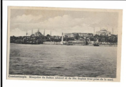 Constantinople. Mosquées Du Sultan Ahmed Et De Ste Sophie (Vue Prise De La Mer)  - 6814 - Turchia