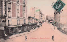 Asnieres Sur Seine - Place De La Gare  - CPA°J - Asnieres Sur Seine