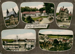 73935059 Gladenbach Martinskirche Haus Blankenstein Pension Spiess Schule Panora - Autres & Non Classés