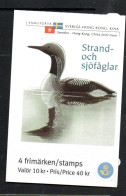 SWEDEN - 2003- BIRDS BOOKLET JOINT WITH HONG KONG MINT NEVER HINGED SG £24 - Nuovi