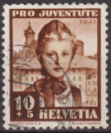 1941 Schweiz Pro Juventute ° Mi:CH 400 Yt:CH 372, Zum:CH J98, Schaffhauserin, Trachtenfrau - Used Stamps