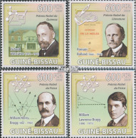 Guinea-Bissau 4541-4544 (kompl. Ausgabe) Postfrisch 2009 Nobelpreis 1915 - Guinea-Bissau