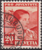 1941 Schweiz Pro Juventute ° Mi:CH 401 Yt:CH 373, Zum:CH J99, Obwaldnerin, Trachtenfrau - Used Stamps