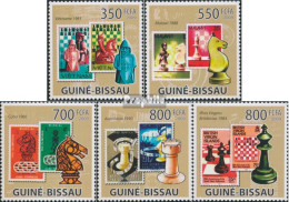 Guinea-Bissau 4279-4283 (kompl. Ausgabe) Postfrisch 2009 Schachbriefmarken - Guinée-Bissau