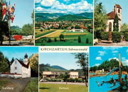 73934775 Kirchzarten Camping Panorama Kath Kirche Giersberg Kurhaus Schwimmbad - Kirchzarten