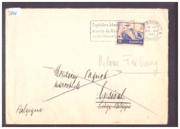 RETOUR - ETIQUETTE ADRESSE  INSUFFISANTE POUR LA BELGIQUE - - Storia Postale