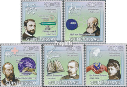 Guinea-Bissau 4253-4257 (kompl. Ausgabe) Postfrisch 2009 Nobelpreisträger - Guinea-Bissau