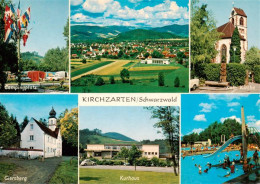 73934764 Kirchzarten Campingplatz Panorama Kath Kirche Giersberg Kurhaus Schwimm - Kirchzarten