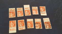 REF A1958 FRANCE OBLITERE ISSUE DE CARNET PUBLICITAIRE - Sammlungen